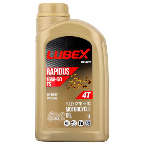 Синтетическое моторное масло для 4-тактных мотоциклов RAPIDUS FS 15W-50 - 1 л Синтетическое моторное масло для 4-тактных мотоциклов RAPIDUS FS 15W-50 - 1 л