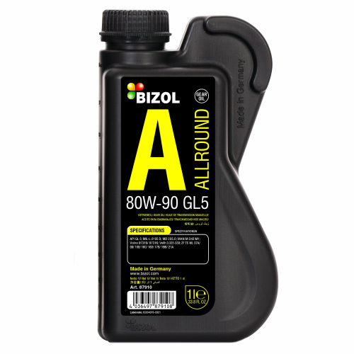 Минеральное трансмиссионное масло Allround Gear Oil GL5 80W-90 - 1 л Минеральное трансмиссионное масло Allround Gear Oil GL5 80W-90 - 1 л