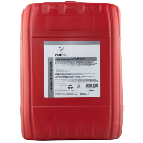 Моторное масло 5W-30 Е4/Е7 - 20 л Моторное масло 5W-30 Е4/Е7 - 20 л