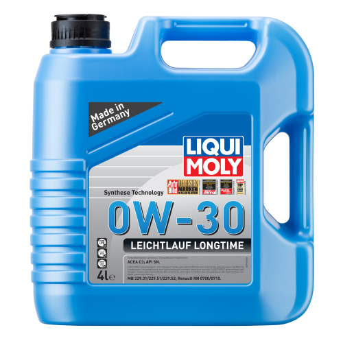 Синтетическое моторное масло Leichtlauf Longtime 0W-30 - 4 л Синтетическое моторное масло Leichtlauf Longtime 0W-30 - 4 л