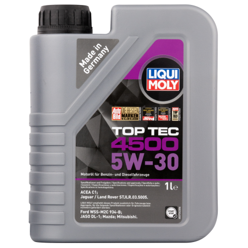 Синтетическое моторное масло Top Tec 4500 5W-30 - 1 л Синтетическое моторное масло Top Tec 4500 5W-30 - 1 л