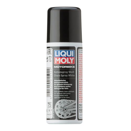 Белая цепная смазка для мотоциклов Motorbike Kettenspray weiss - 0,05 л Белая цепная смазка для мотоциклов Motorbike Kettenspray weiss - 0,05 л