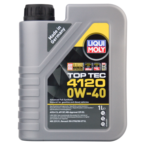Синтетическое моторное масло Top Tec 4120 0W-40 - 1 л Синтетическое моторное масло Top Tec 4120 0W-40 - 1 л
