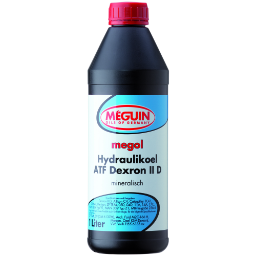 Минеральное трансмиссионное масло для АКПП Megol Hydraulikoel ATF Dexron II D - 1 л Минеральное трансмиссионное масло для АКПП Megol Hydraulikoel ATF Dexron II D - 1 л