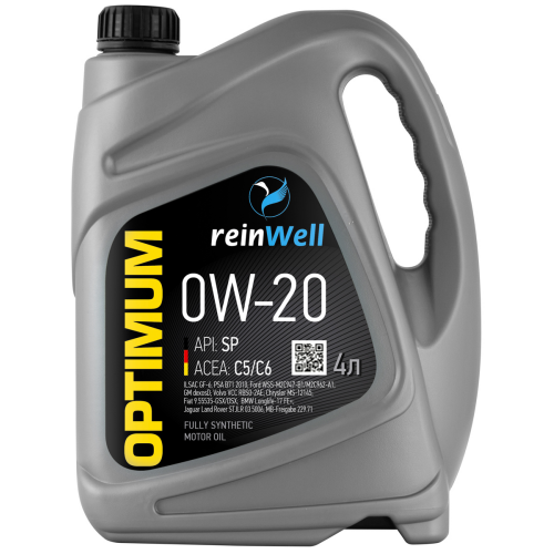 Моторное масло 0W-20 API: SP; ACEA: C5,C6 - 4 л Моторное масло 0W-20 API: SP; ACEA: C5,C6 - 4 л