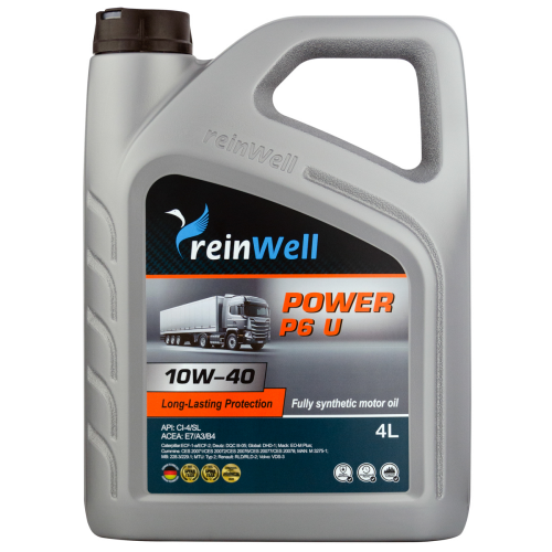 Моторное масло POWER P6 U 10W-40 CI-4 - 4 л Моторное масло POWER P6 U 10W-40 CI-4 - 4 л