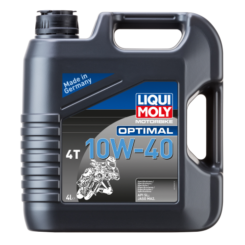 Минеральное моторное масло для 4-тактных мотоциклов Motorbike Optimal 4T 10W-40 - 4 л Минеральное моторное масло для 4-тактных мотоциклов Motorbike Optimal 4T 10W-40 - 4 л